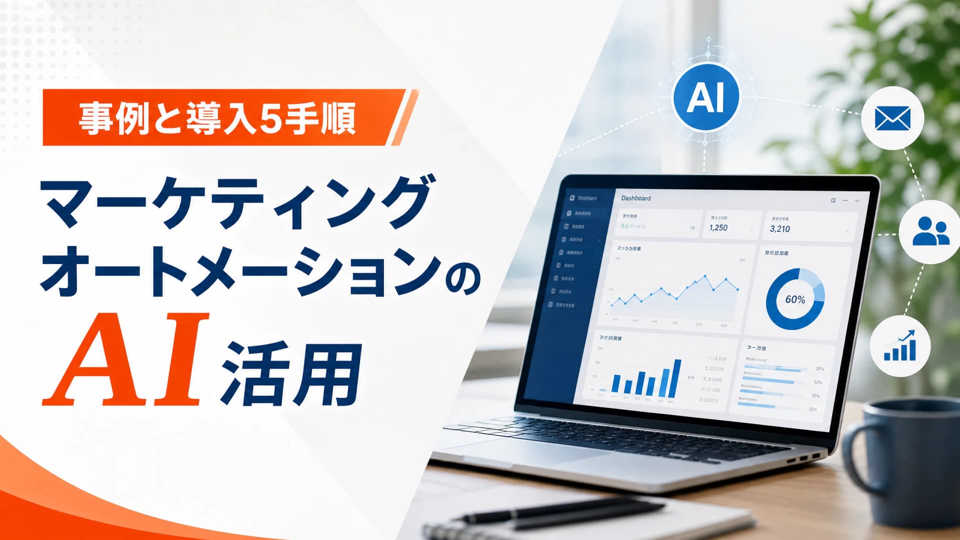 マーケティングオートメーションのAI活用【事例と導入5手順】