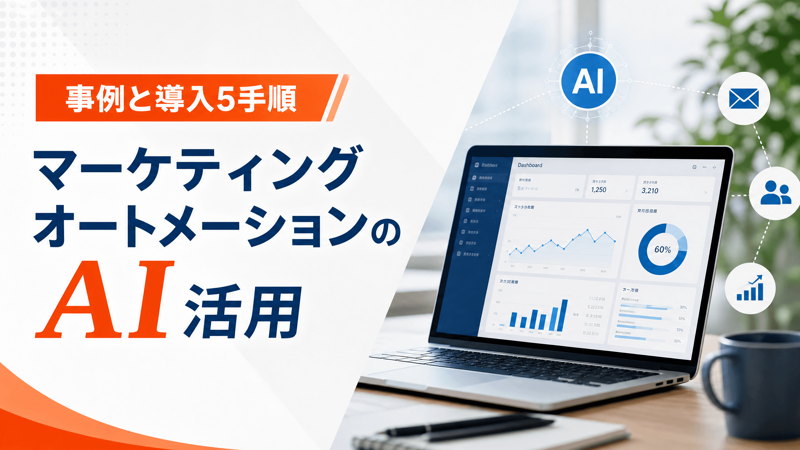 マーケティングオートメーションのAI活用【事例と導入5手順】