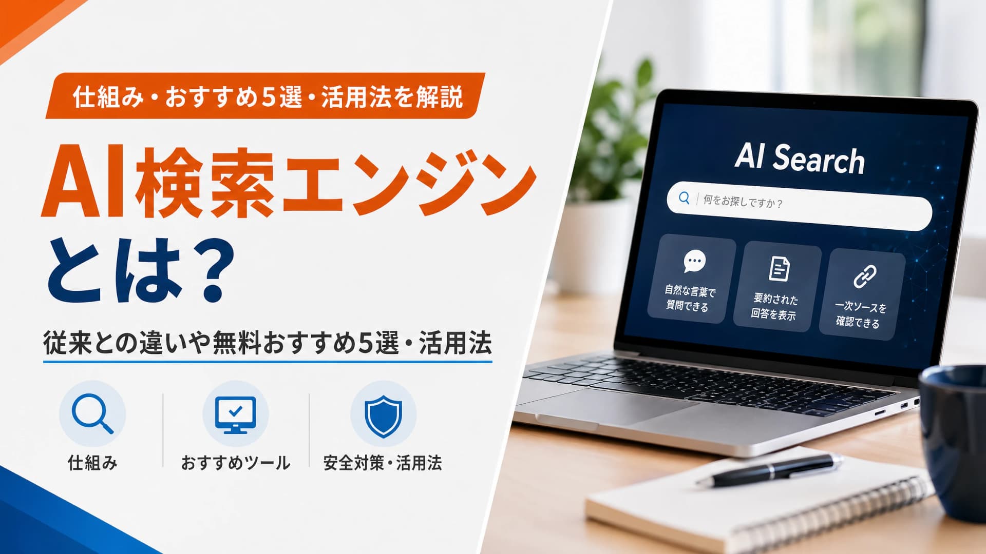 AI検索エンジンとは？従来との違いや無料おすすめ5選・活用法