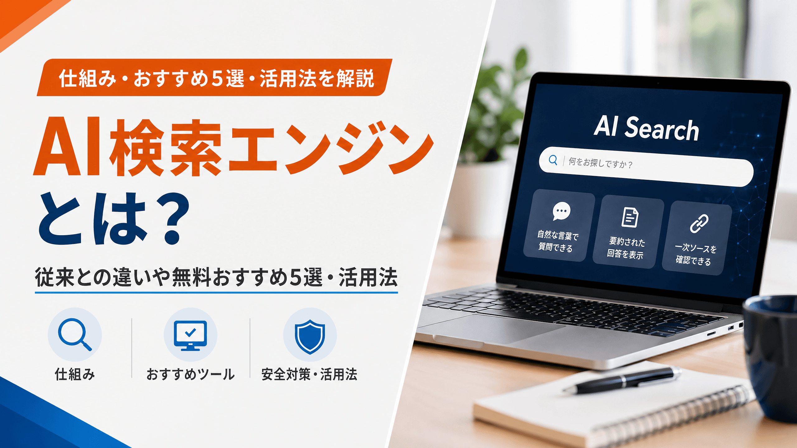 AI検索エンジンとは？従来との違いや無料おすすめ5選・活用法