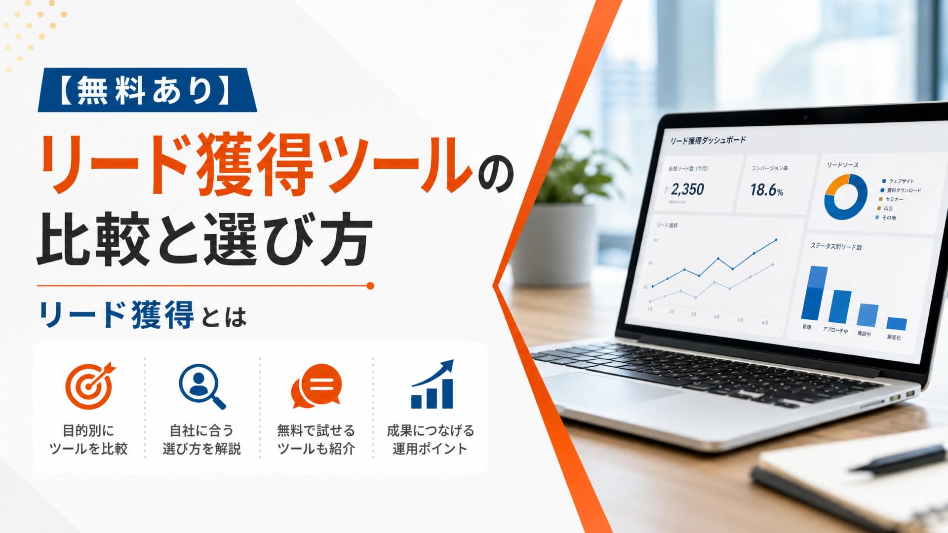 リード獲得ツールの比較と選び方・リード獲得とは【無料あり】