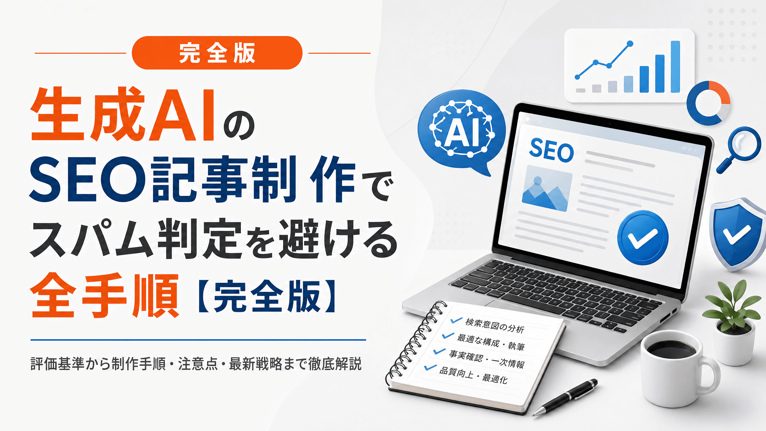 生成AIのSEO記事制作でスパム判定を避ける全手順【完全版】