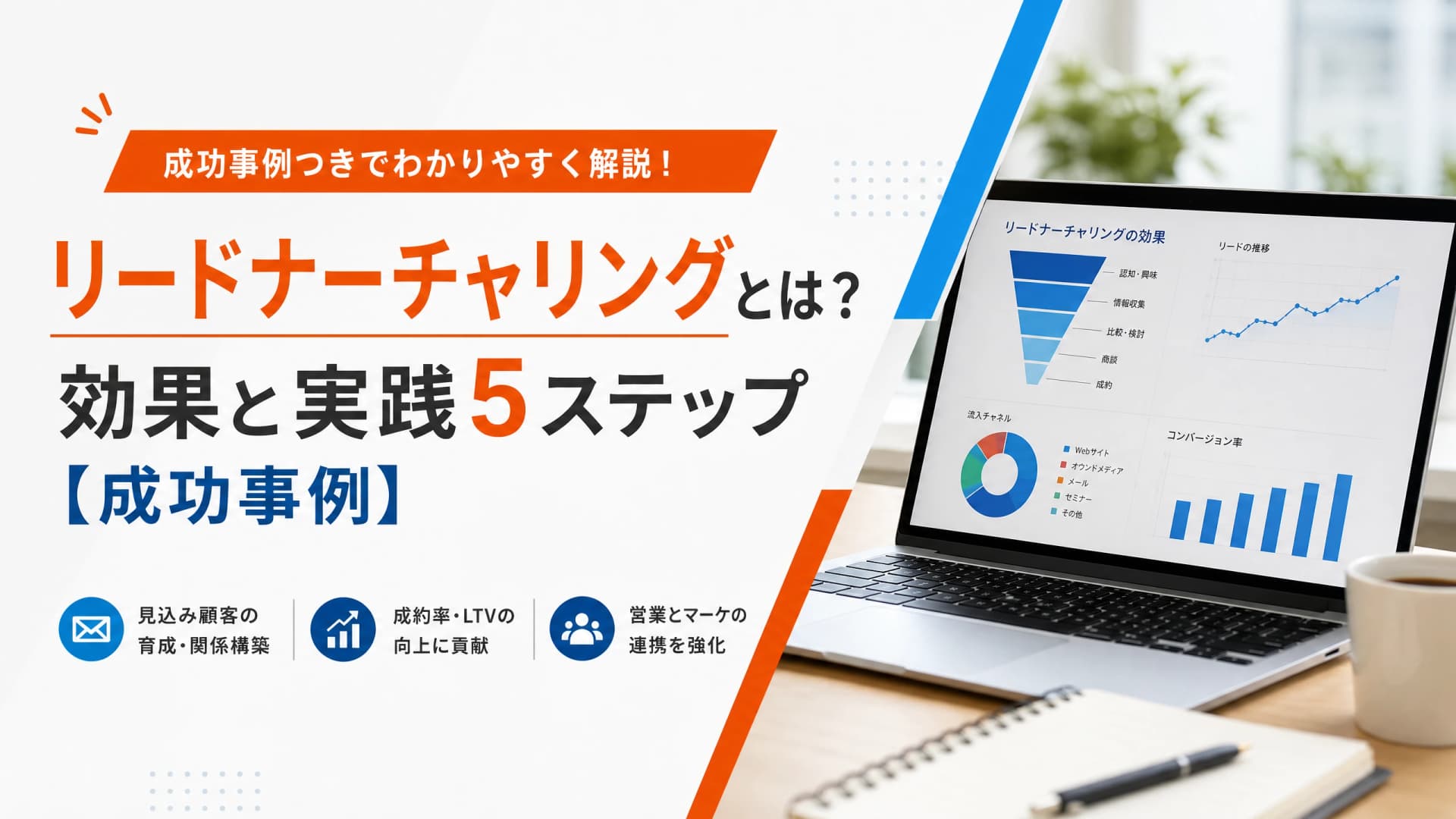 リードナーチャリングとは？効果と実践5ステップ【成功事例】